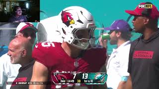 RichhReacts To Arizona Cardinals vs Miami Dolphins Full Game Highlights [upl. by Diamond498]