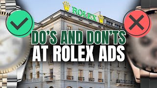 What You Shouldnt Do at Rolex Authorized Dealers [upl. by Htidirrem]