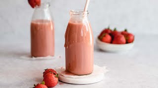 Strawberry Almond Milk [upl. by Rossing]