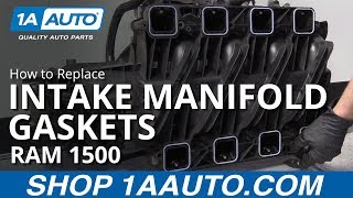 How to Replace Intake Manifold Gaskets 0919 Ram 1500 [upl. by Enuahs]