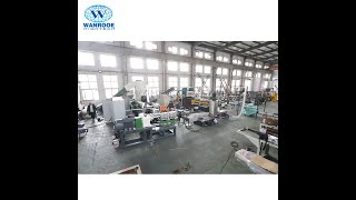 Plastic Film Woven Bag Double Stage Water Ring Pelletizer Machine Plastic Granulator Line [upl. by Aciruam]