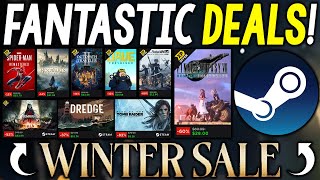 HUGE NEW STEAM WINTER PC GAME SALE LIVE RIGHT NOW  TONS OF GREAT DEALS [upl. by Einneg]