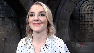 Interview Evanna Lynch Luna Lovegood talks Diagon Alley at Universal Orlando [upl. by Harutak]