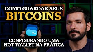 ONDE GUARDAR BITCOINS DE FORMA SEGURA Configurando uma Carteira de Bitcoin no celular  NA PRÁTICA [upl. by Ojytteb]