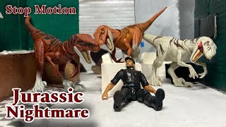 JURASSIC NIGHTMARE Atrociraptor Squad Breakout Jurassic World Chaos Theory Dinosaur Battles [upl. by Kokaras]