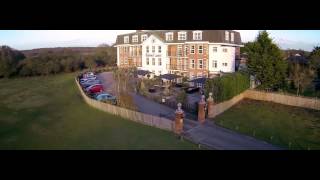 Balmer Lawn Hotel New Forest from the air [upl. by Ynohtnanhoj]