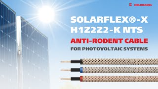 PRODUCT REVIEW  EP 10  SOLARFLEX® X H1Z2Z2 K NTS  Antirodent Cable for Photovoltaic Systems [upl. by Arved84]