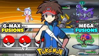 Completed Pokemon NDS ROM Hack With Gigantamax Fusions Gen 8 Mega Fusions amp More 2021 [upl. by Brandt]