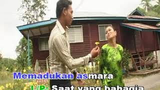 P Ramlee amp Saloma  Saat Yang Bahagia  Video Karaoke L  R [upl. by Alleacim]