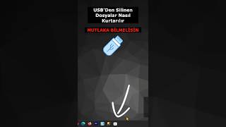 USB’Den Silinen Dosyaları Kurtar dosyakurtarma [upl. by Mihcaoj220]