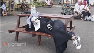 Vlog Valak Nonami sebelum bertugas The Nun Prank [upl. by Enirtak]