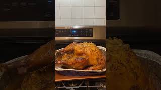 Oven Roasted Turkey shorts turkey thanksgiving roastedturkey ytshorts [upl. by Houlberg]