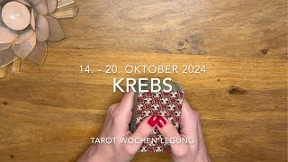 KREBS ♋️ quotDAS HAT MICH ENORM BERÜHRT WAHNSINNS ENERGIEquot Krebs 14  20Oktober 2024 Tarot [upl. by Ennaxor543]