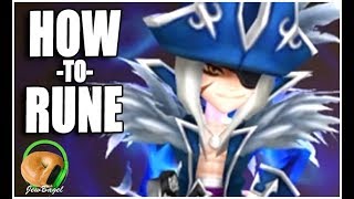 SUMMONERS WAR  How to Rune Galleon [upl. by Llohcin]