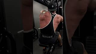 INTENSE BACK EXERCISE bodybuilding motivation shorts [upl. by Screens443]