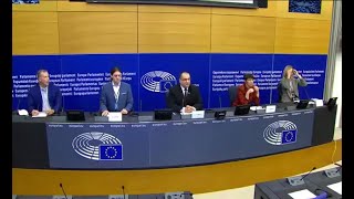 Az EU parlament oltás rendeletek elleni sajtóértekezlet [upl. by Violante384]