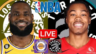 LIVE LOS ANGELES LAKERS vs TORONTO RAPTORS  NBA  PLAY BY PLAY  SCOREBOARD [upl. by Nilhsa]