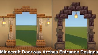 ✔️ Minecraft 119  4 Simple amp Amazing Arch Entrance Designs amp Build Ideas   Doorway Entrances [upl. by Sidhu]