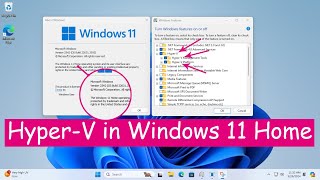 Enable Hyper V in Windows 11 Home [upl. by Rattray]