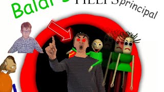 Baldi basics The Teacher HELPS The Principal and Baldi NEW SCHOOL OPENING edition baldi basics mod [upl. by Case]