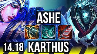 ASHE amp VelKoz vs KARTHUS amp Alistar ADC  68 winrate 12314  NA Master  1418 [upl. by Fuld]