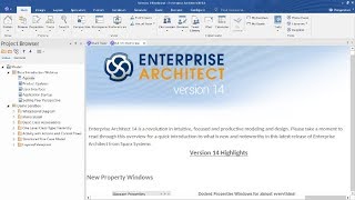 Introducing Enterprise Architect 14 Beta [upl. by Llerrom]