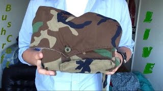 Homemade Haversack from a BDU jacket [upl. by Py]