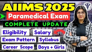 AIIMS Paramedical Entrance Exam 2025 [upl. by Martella]