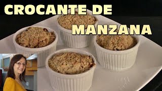 Crocante crumble de Manzana  La Repostería de Graciela Coca [upl. by Enilecram163]