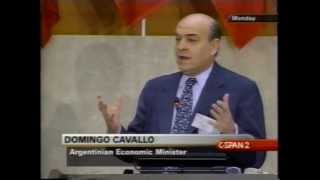 Domingo Cavallo sensacional discurso en ingles Washington USA EEUU [upl. by Attenahs]