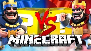 Minecraft CLASH ROYALE LUCKY BLOCK CHALLENGE  2v2 BATTLES [upl. by Malvina]