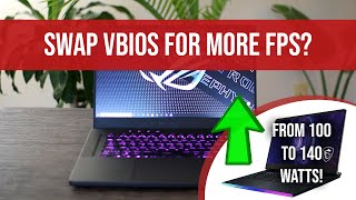 Increase Your Laptop GPU Wattage With a vBIOS Flash  Asus Zephyrus G15 vBIOS Swap [upl. by Lissner645]