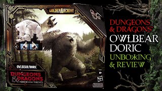 Dungeons amp Dragons ® Owlbear  Doric  Eulenbär  Golden Archive  Hasbro ® Unboxing amp Review [upl. by Gnoh89]