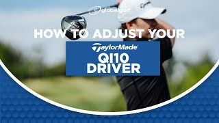 How to Adjust Your TaylorMade Qi10 Driver  GlobalGolf [upl. by Stanislaus]