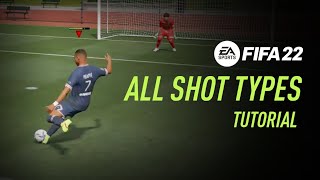 FIFA 22  All Shot Types [upl. by Yeroc957]