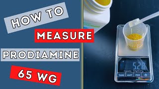 How To Measure Prodiamine 65 WDG [upl. by Ynohtnaeoj]