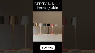 LED Table Lamp – Rechargeable shorts short lampshades lampshade tablelamp tablelamps [upl. by Hgielyk]