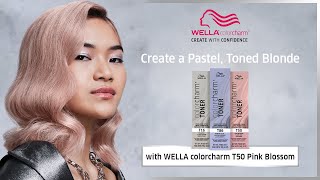 How To Tone Your Hair At Home  Pastel Blonde with Wella colorcharm Permanent Crème Toner [upl. by Dlonyar]