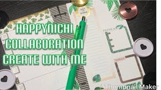 Happy Planner Happynichi Fauxbonichi  Collaboration  Mrsthinkingofamasterplan [upl. by Kyred]