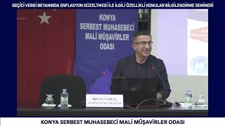 Geçici Vergi Beyanında Enflasyon Düzeltmesi ile İlgili Özellikli Konular Bilgilendirme Semineri [upl. by Nirac]