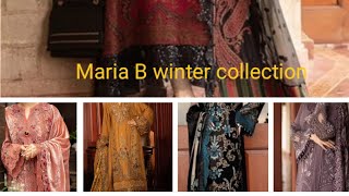 winter trendy suits on Maria B official [upl. by Cone]