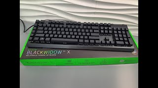 Razer BlackWidow V4 X Unboxing  ASMR [upl. by Rella]