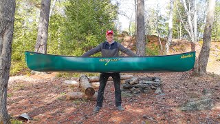 New Solo ESQUIF Adirondack Canoe  Camping on a Small Island First Trip 2024 [upl. by Neelsaj]