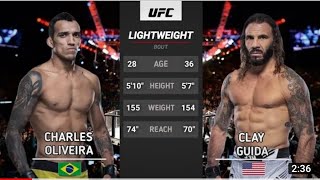 Charles Oliveira vs Clay Guida UFC 225 1080p HD [upl. by Cumine587]