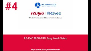 Ruijie  Reyee Ep 4 RGEW1200GPRO Easy Mesh Setup [upl. by Addy]