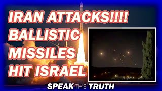 LIVE IRAN Attacks ISRAEL  Ballistic Missiles Hit Tel Aviv [upl. by Eniamat]