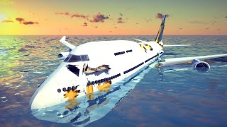 Realistic Fictional Airplane Crashes and Emergency Landings 16  Besiege [upl. by Arondel]