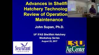 Advances in Shellfish Hatchery Technology and Review of Operational amp Maintenance Guidelines [upl. by Eked]