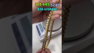 EL ORO mas barato de todo miami es en amauryjewelry cubanos cubana cubanosporelmundo [upl. by Enyt554]