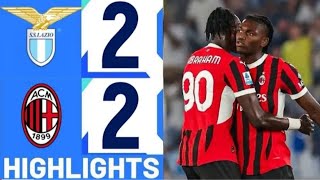 LAZIO  MILAN 22  HIGHLIGHTS  3ª GIORNATA  SERIE A 202425 [upl. by Schecter]